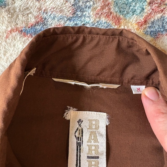 Vintage 80s Barb Western Floral Embroidered Pearl Snap Shirt Medium - Picture 3 of 5